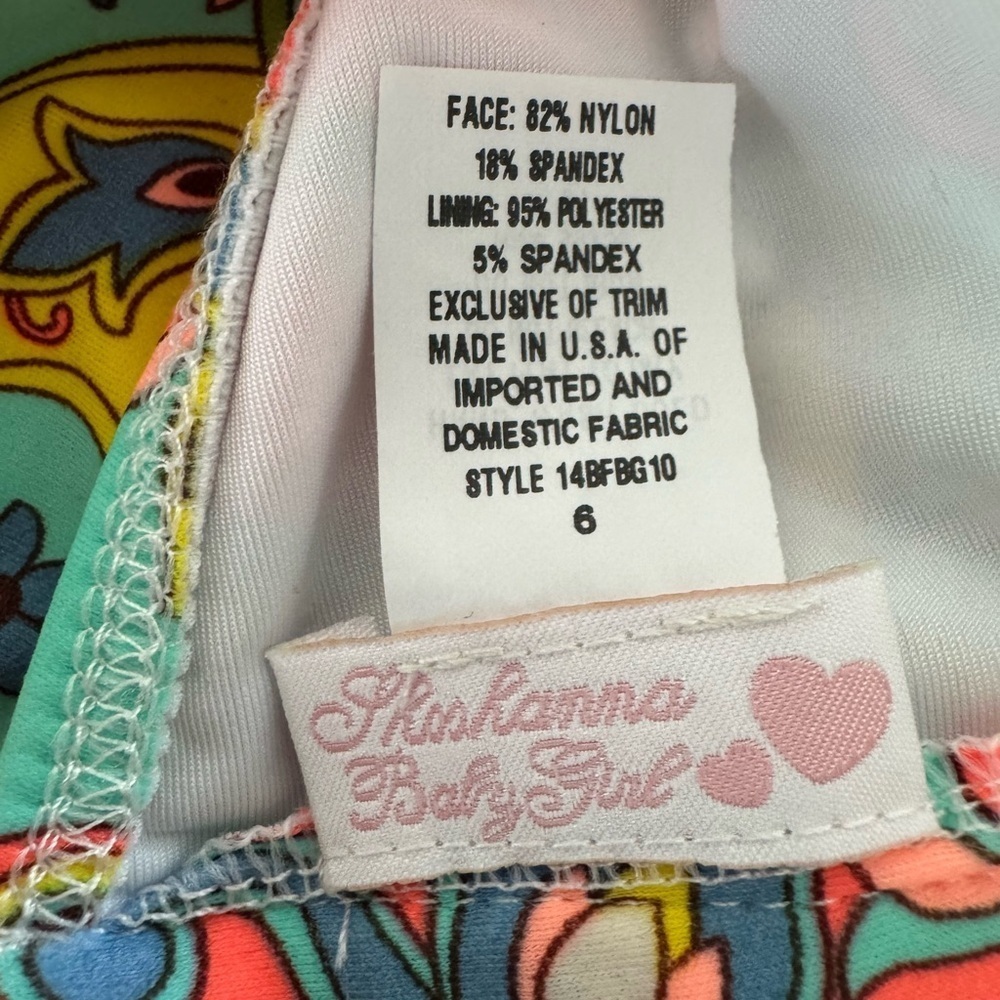 Shoshanna Girls 2 Piece Halter Bikini Swimsuit NWT - Picture 4 of 5